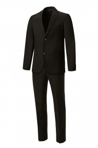 63981 Костюм мужской классический  black El-Risto  Одежда для охранных структур  размер 124 (62)/182
