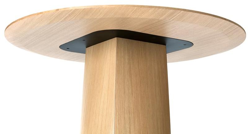 Feelgood Designs Круглый стол из фанерованной древесины sun-id-1420042 - Вид №2