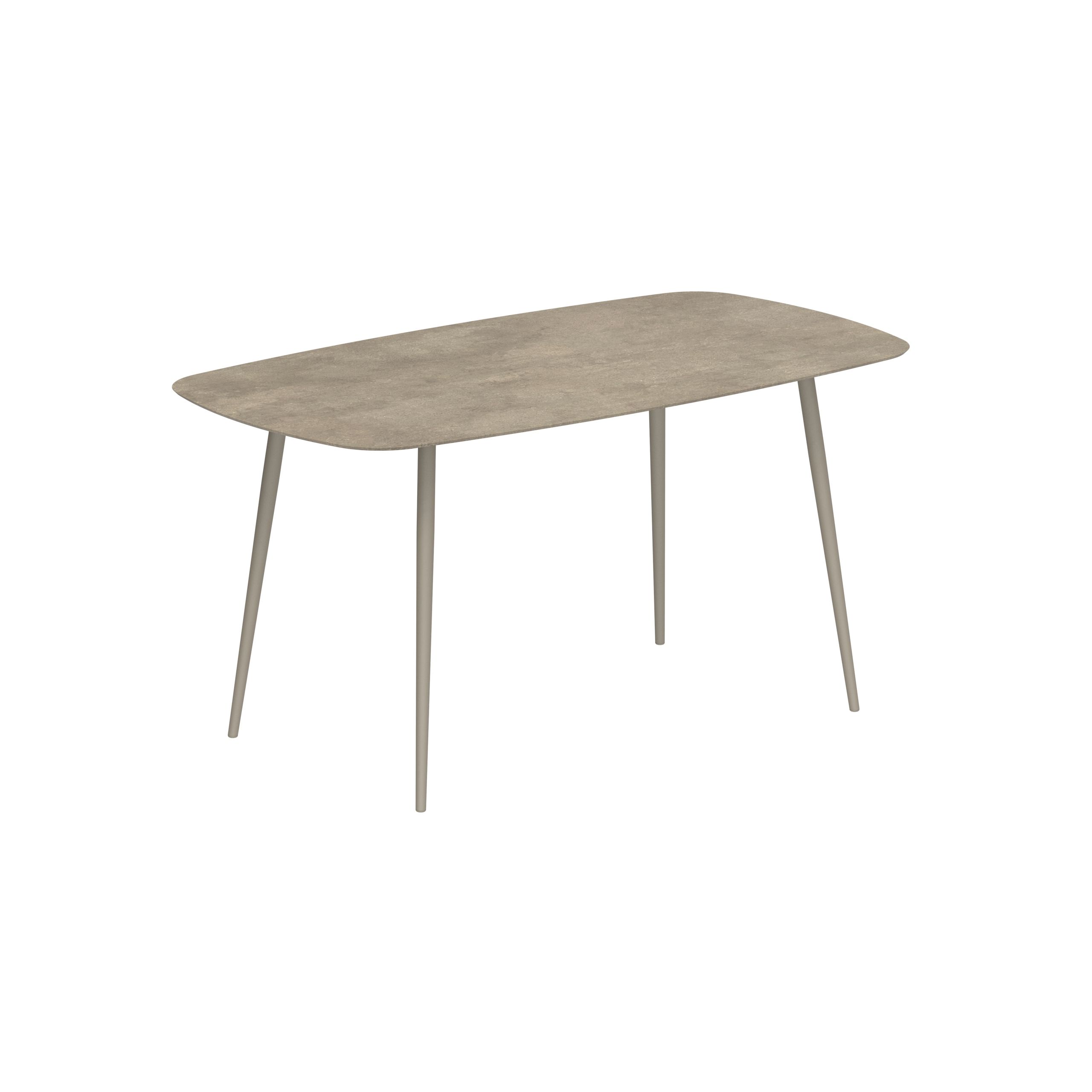 Высокий прямоугольный керамический садовый стол Royal Botania Styletto ARCH-00101510 - Вид №7