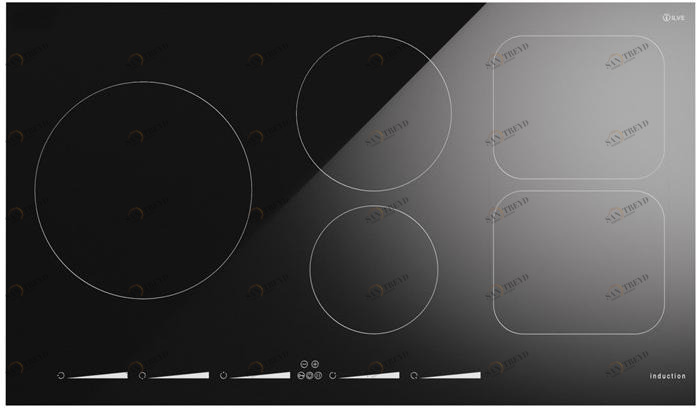 Ilve Встраиваемая индукционная стеклокерамическая плита Professional plus Khvi90tc Santreyd 
