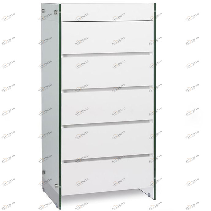 Комод белый высокий с 6 ящиками Tradiction от Angel Cerda ANGEL CERDA ДИЗАЙНЕРСКИЕ 148712 Белый 