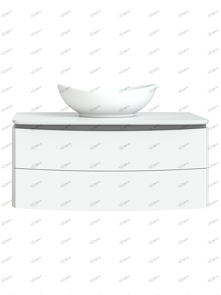 Тумба совр Cosmo 1001000⨉520⨉440 мм белый Santreyd sun-id-664544