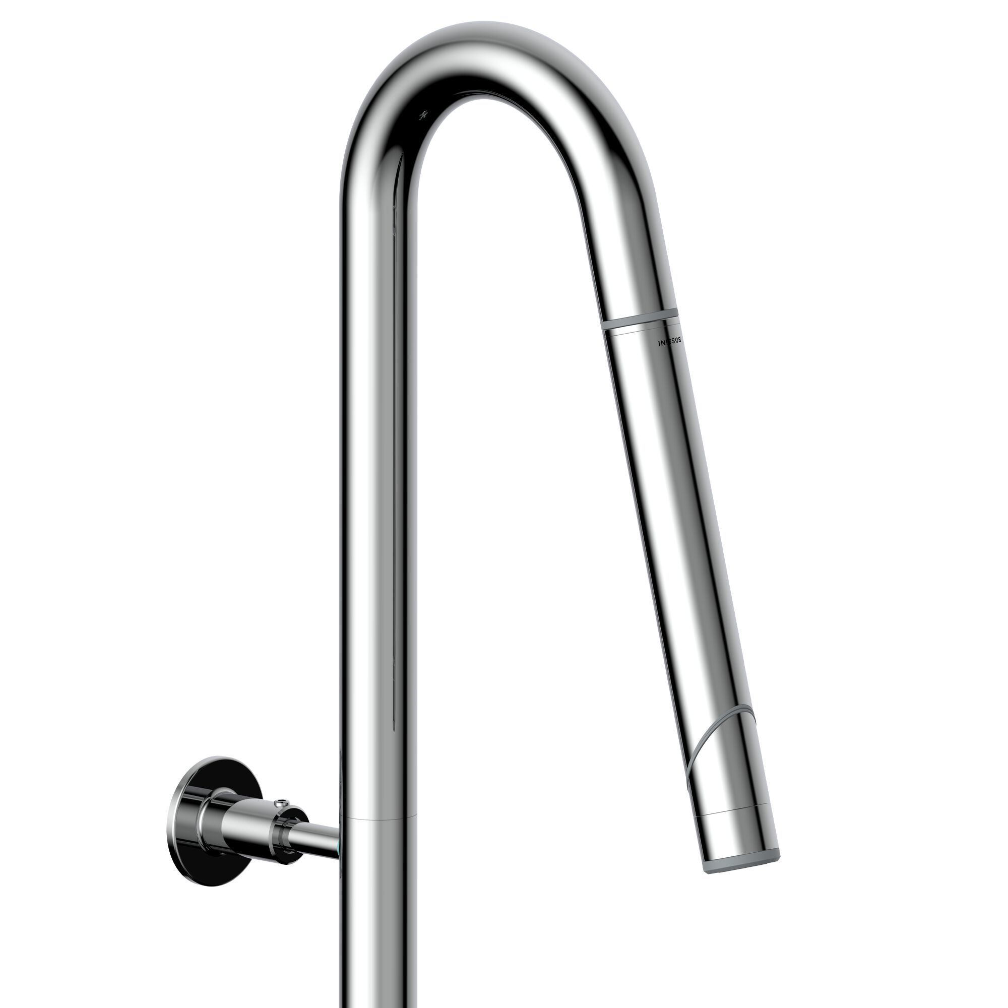 Хромированная латунная термостатическая душевая колонна Bossini PLY ARCH-00152687 - Вид №1