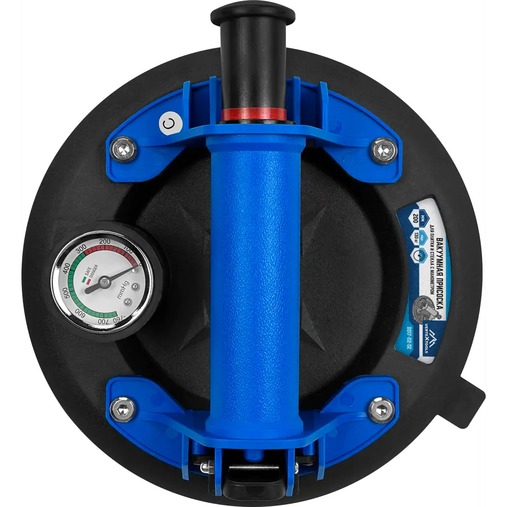 Вакуумная присоска Vertextools для плитки и стекла с манометром 200 мм 87104843 STLM-1356265 - Вид №1