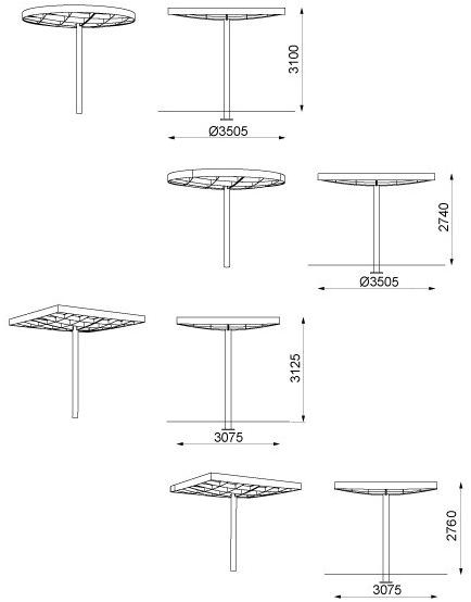 mmcité1 Многофункциональный навес из оцинкованной стали с освещением sun-id-1356427 - Вид №5