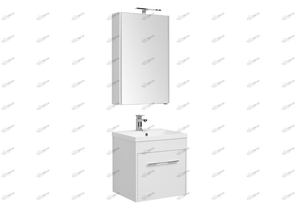 Мебель для ванной Aquanet Августа 58 белый 00225249