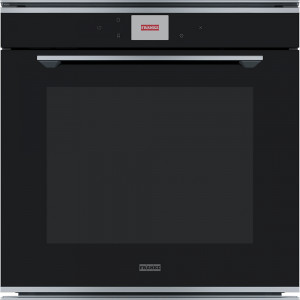 116.0613.708 Best, серия mythos, электрический духовой шкаф, 595x595x564, 73л, 16 функций, многоуровневое приготовление, tft дисплей с сенсорным управлением, пиролитическая очистка, нержавеющая сталь/черное стекло Franke