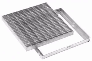 Dakota Решетка квадратного сечения с защитой от каблука с каркасом из оцинкованной стали Griglie elettrosaldate e sigilli