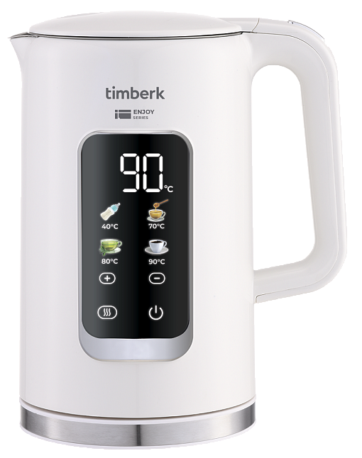 9203291 Электрочайник Timberk T-EK21S05 белый STDN-0122663