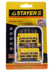 Набор бит STAYER STANDARD 26085-H20 6615687