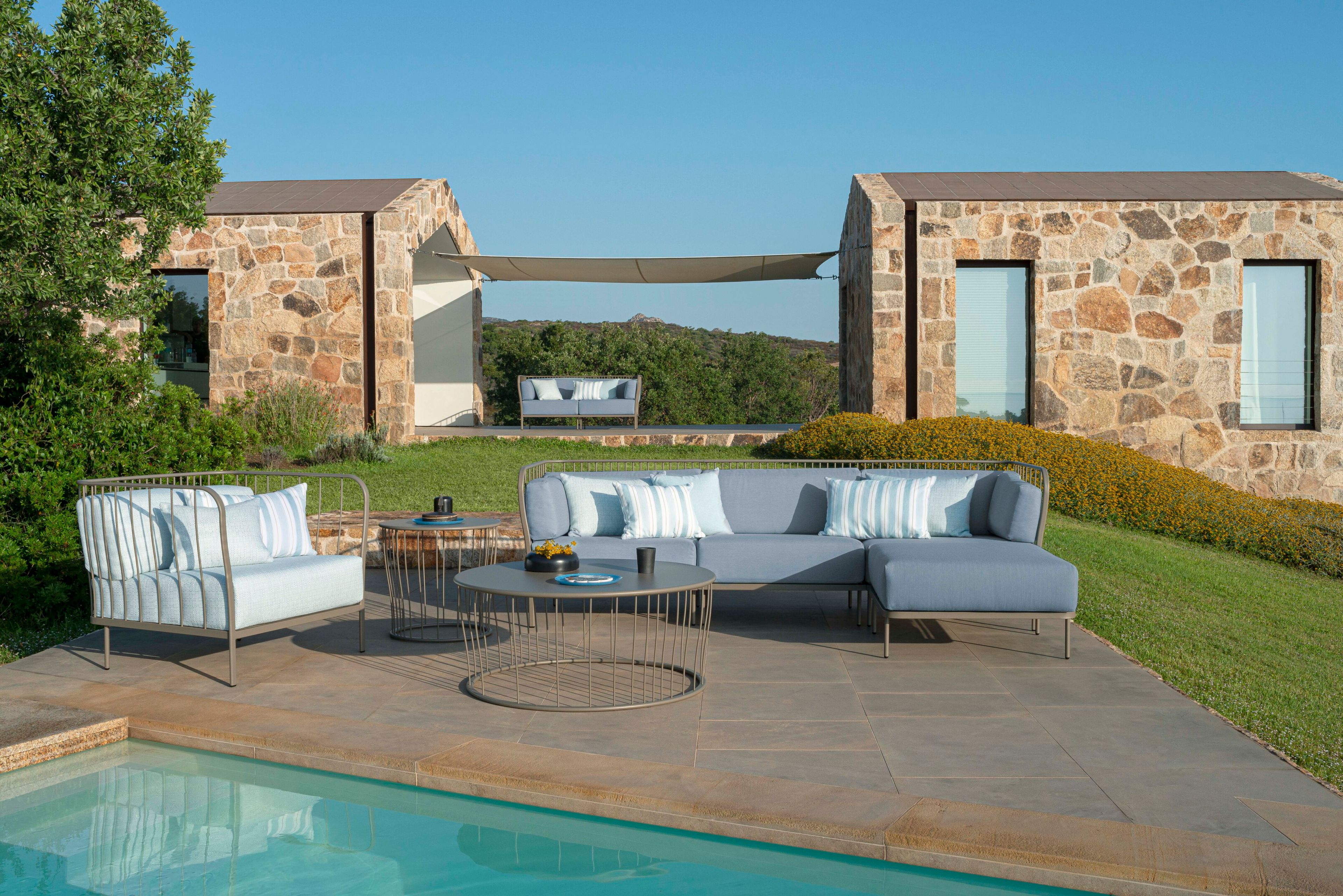 Трехместный диван с кушеткой emu Cannolè ARCH-00033949 - Вид №2