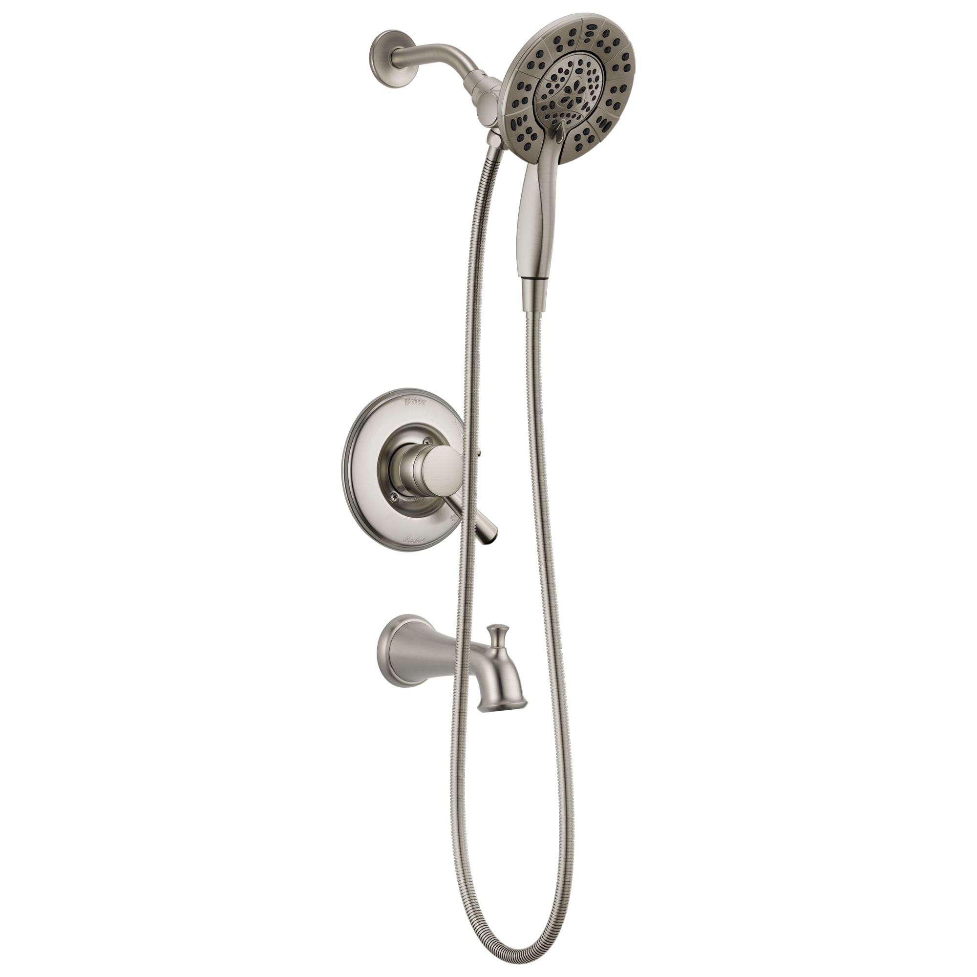 Ванна и облицовка для душа Monitor® 17 Series с душем In2ition® Two-in-One Delta Faucet T17493-SS-I