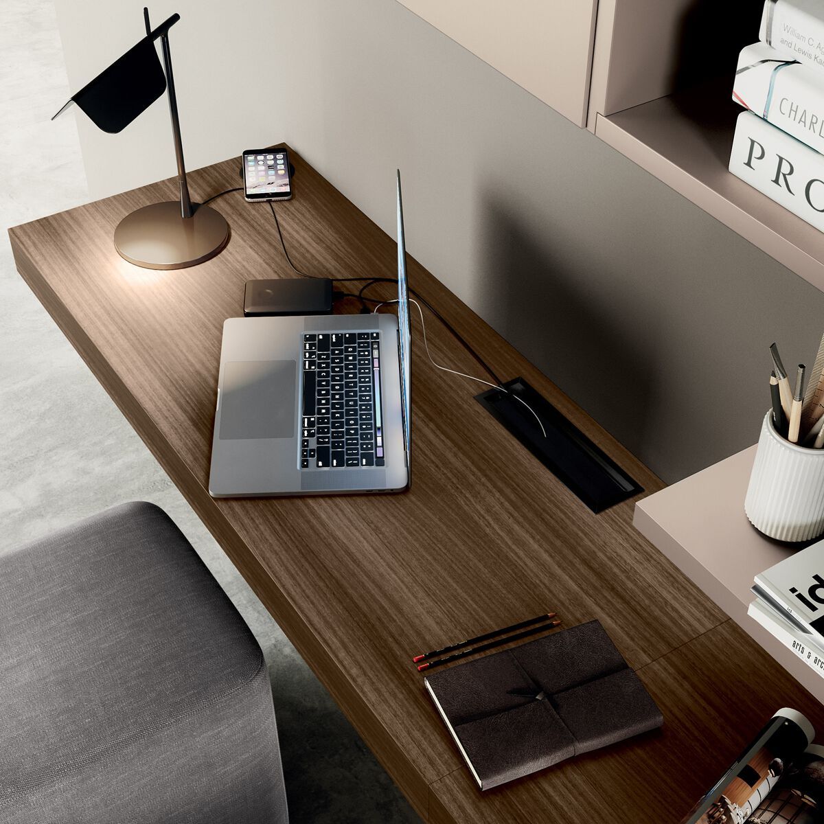 Деревянная секционная оборудованная стена Febal Casa DICIOTTO ARCH-00042839 - Вид №33