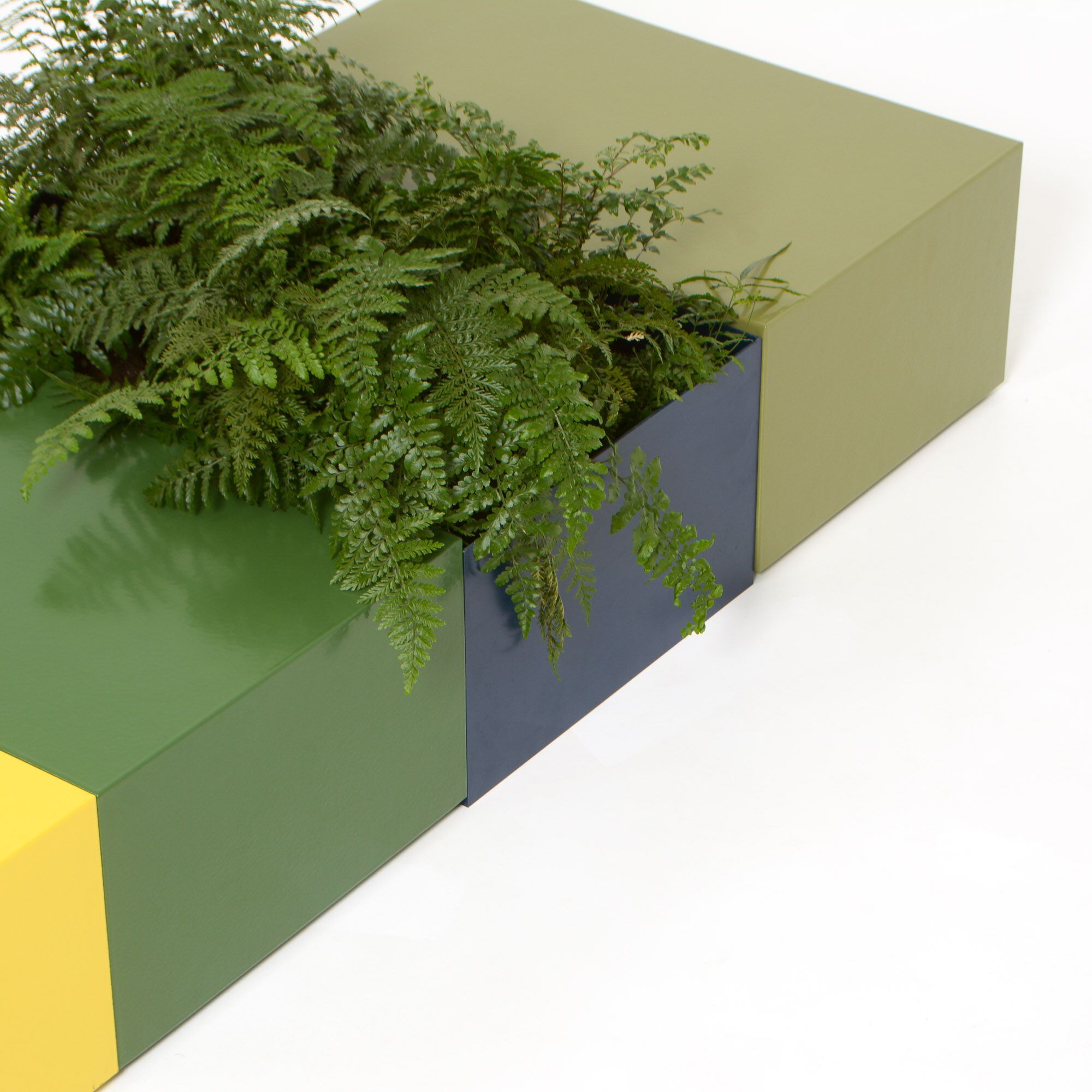 Низкая алюминиевая плантатор с порошковым покрытием SIXINCH PLANTER ARCH-00146353 - Вид №2