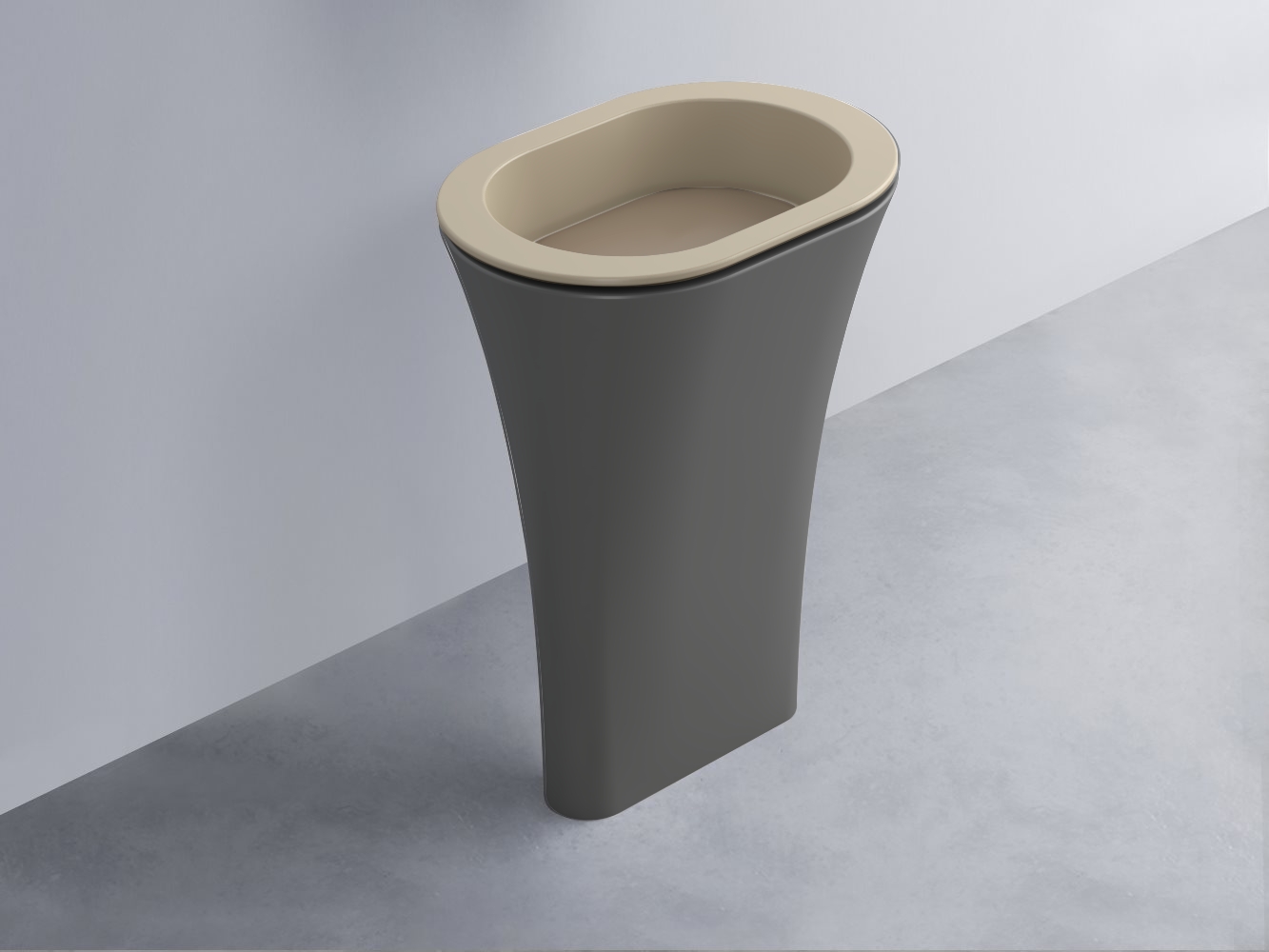 AMLA65-AV+AMPILO-AN+AMCOLO-CM Раковина Amedeo Ovale отдельностоящая cielo Enjoy + Amedeo Ceramica Cielo