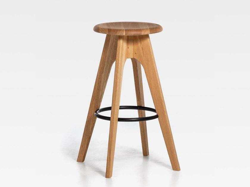 SIPA Табурет деревянный с подставкой для ног Tommy sun-id-1422429 - Вид №1