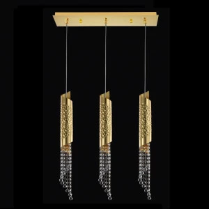 Подвесной светильник Crystal Lux Credo L- Gold CRYSTAL LUX ДИЗАЙНЕРСКИЕ, CREDO GOLD 072466 Бронза