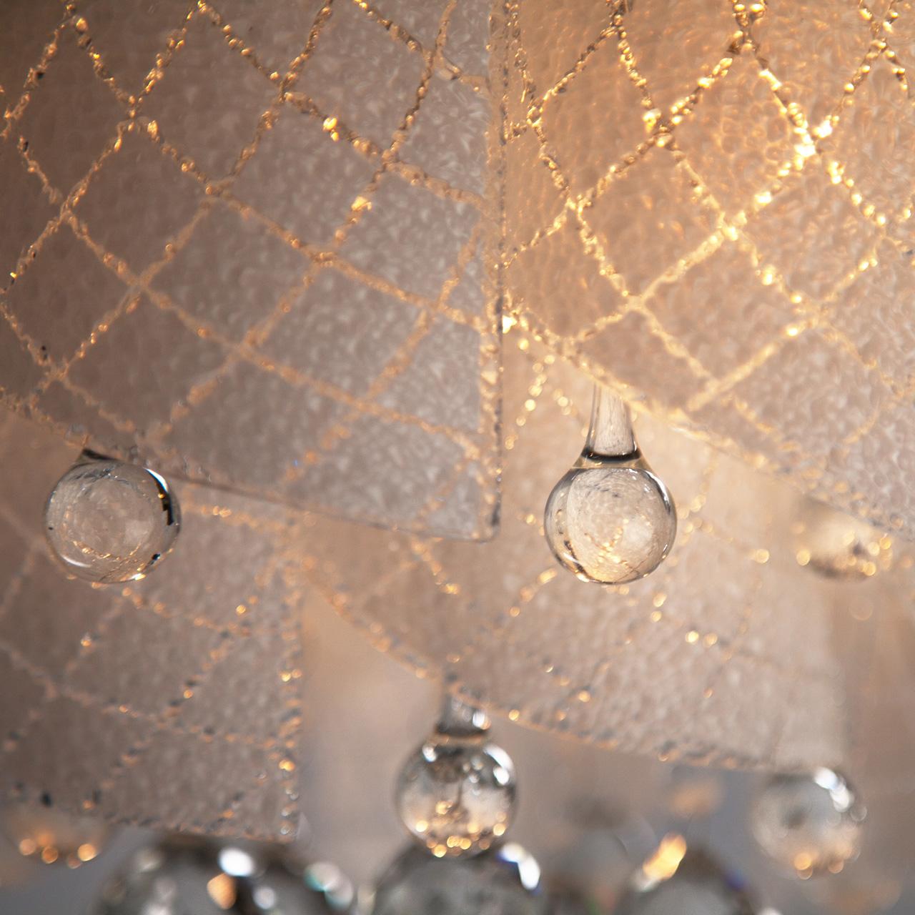 Потолочная люстра Eurosvet Cascade 80117/8 хром/белый EUROSVET CASCADE 184254 Белый  - Вид №3