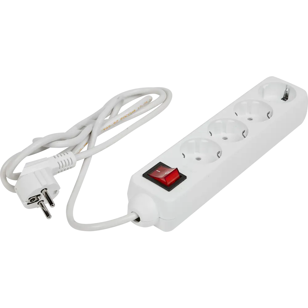 Удлинитель Защита Про с заземлением на 4 розетки, 1.8 м 82741174 STLM-0035241 - Вид №1
