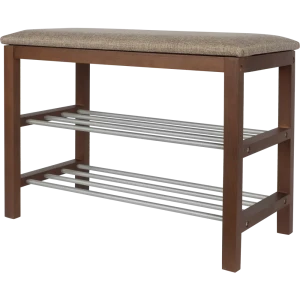 Банкетка Sheffilton SHT-B2-2 67x49 см дерево/металл цвет коричневый 82181036 STLM-2179274