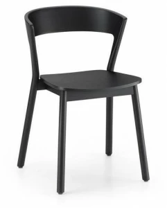 TrabA' Штабелируемый лакированный стул Edith 0070 le
