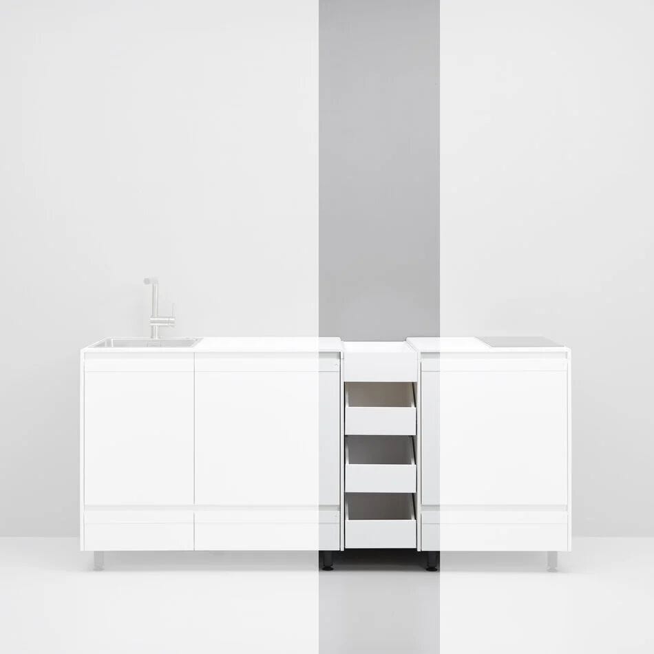 Линейная секционная кухня Stadtnomaden ARCH-00008803 - Вид №3