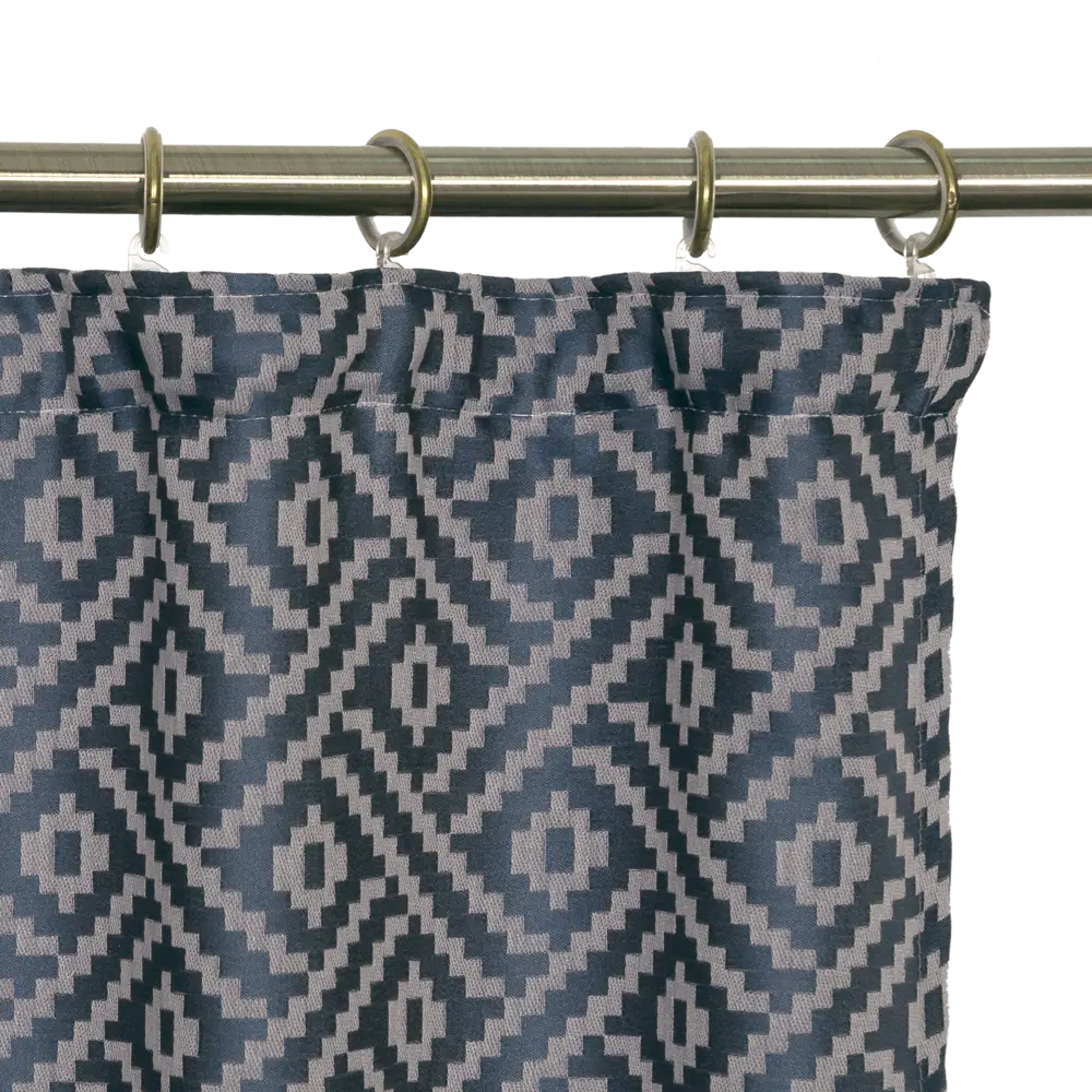 Штора на ленте «Шалле», 160х260 см, цвет синий ТОРГОВЫЙ ДОМ ТЕКСТИЛЬ STLM-2016907 - Вид №3