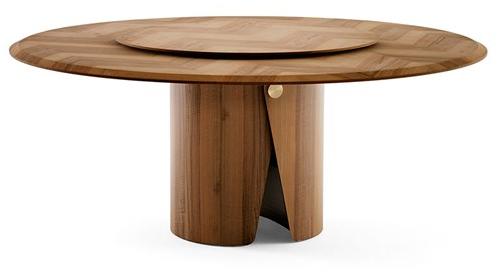 Gallotti&Radice Круглый деревянный стол sun-id-1483277 - Вид №3