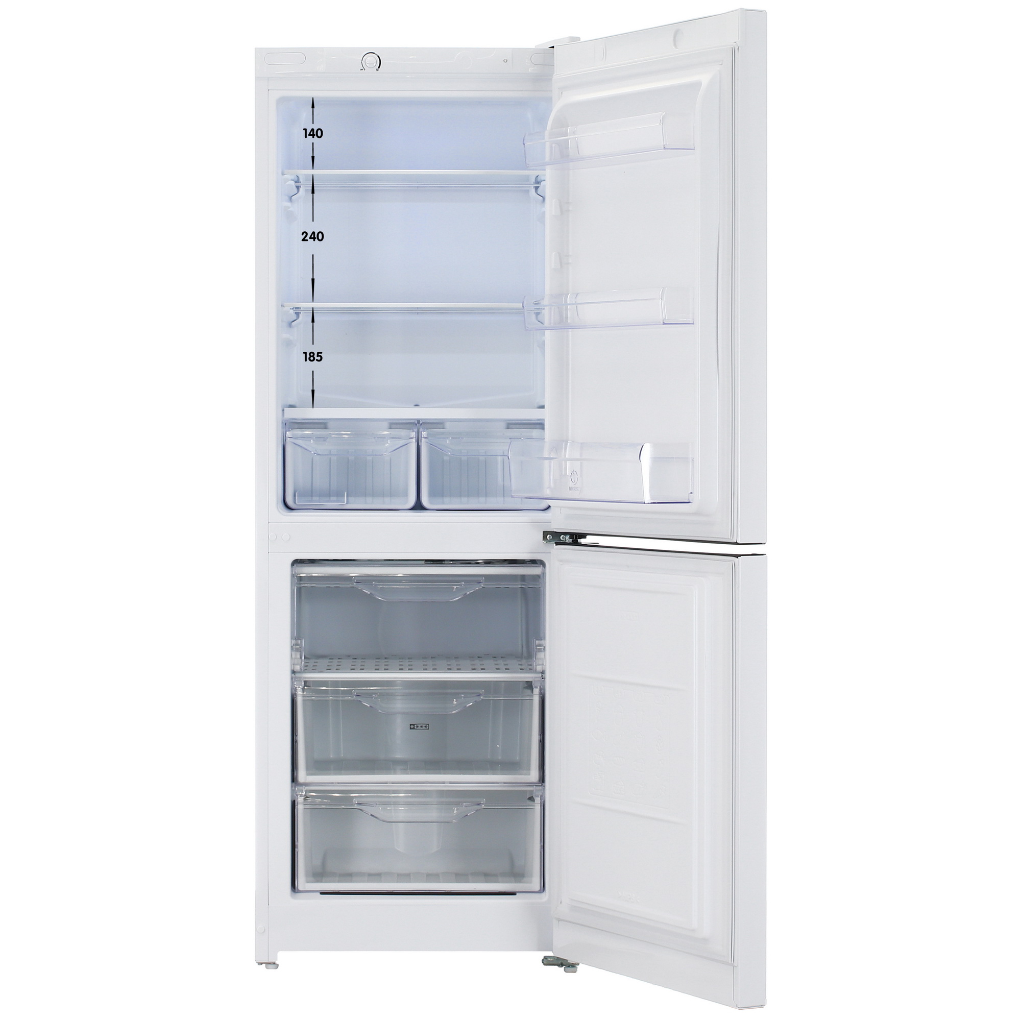 9244182 Холодильник с морозильником   Indesit DS 3160 W белый STDN-0138767 - Вид №1