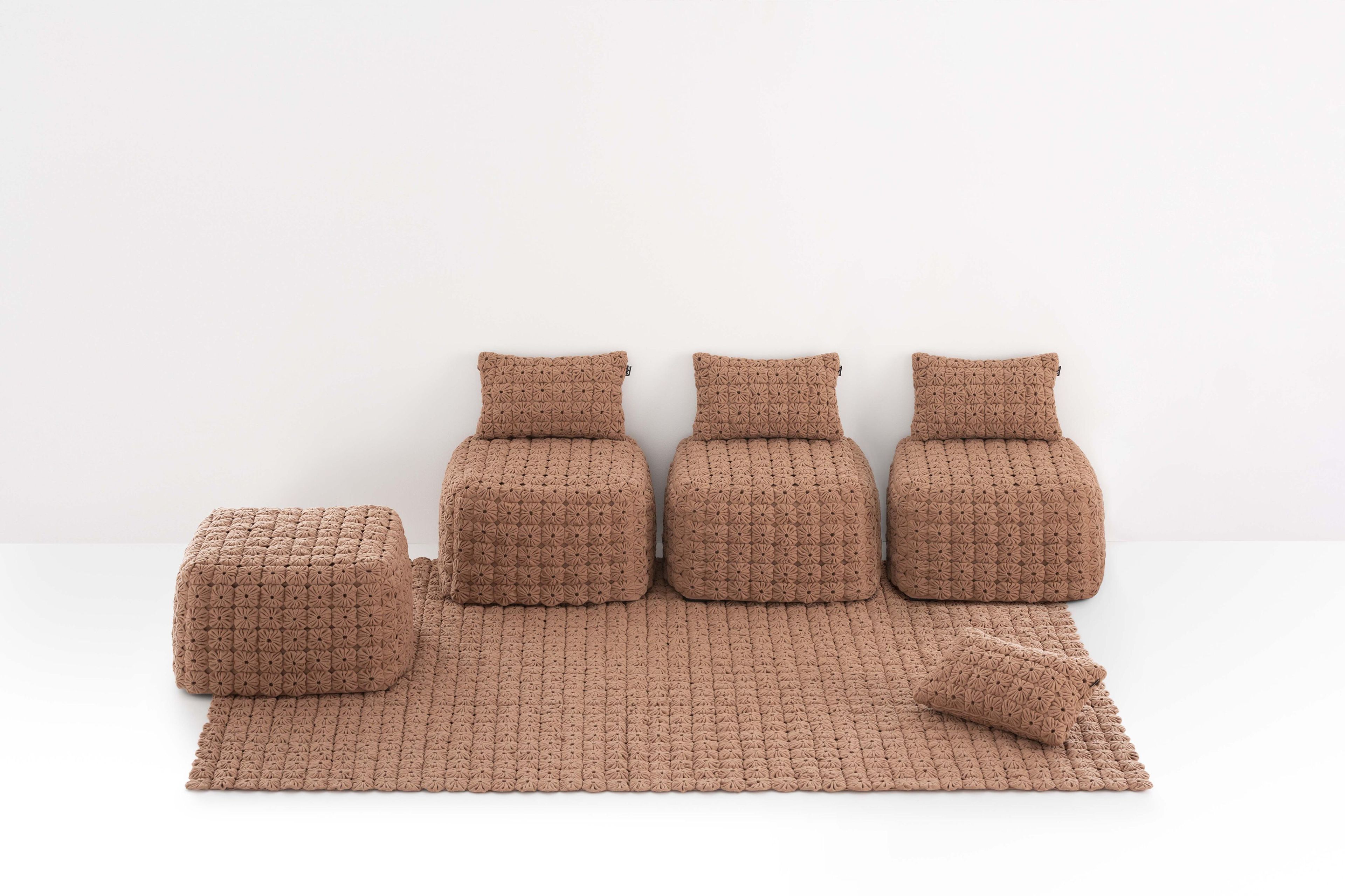 Сплошной цвет шерстяной ковер GAN Momos ARCH-00127333 - Вид №2