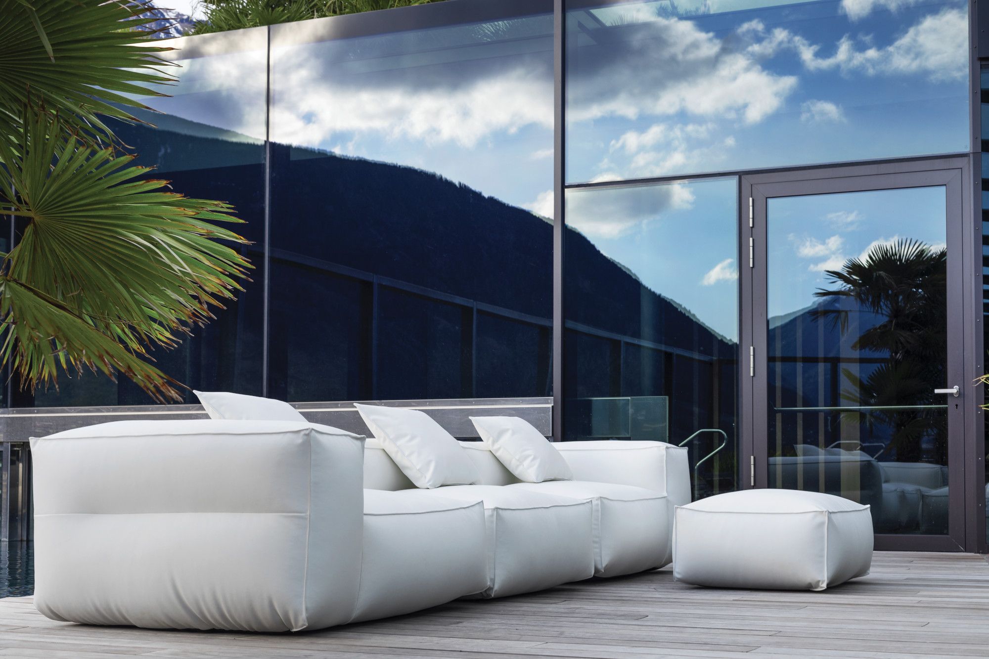 Тканевый модульный садовый диван GART ARCH-00144016 - Вид №1