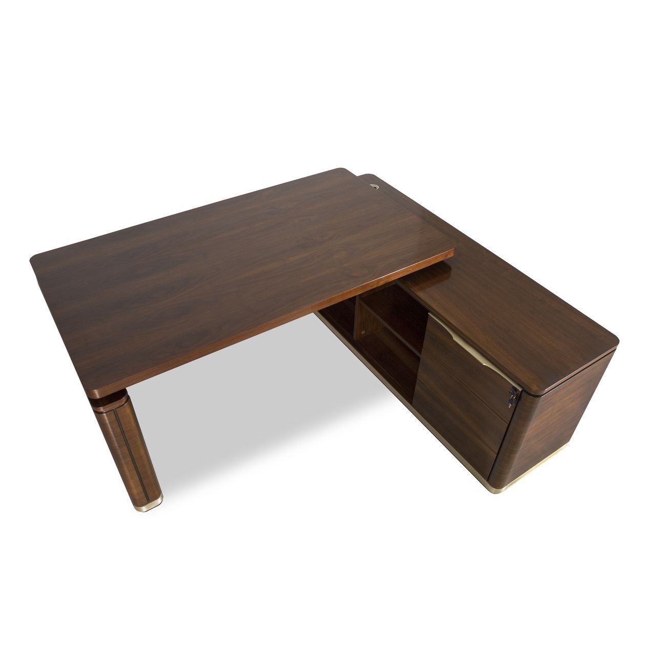 Деревянный направленный угловой стол с системой люверсов Hurtado Evolution ARCH-00055628 - Вид №2