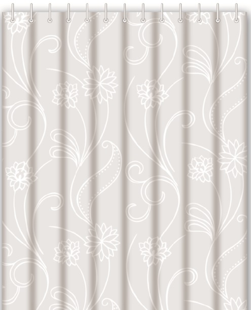 HB75001 Штора для ванной , 180*180 Haiba  - Вид №1