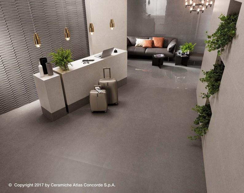 Atlas Concorde Пол из керамогранита под бетон Kone sun-id-1489443 - Вид №2