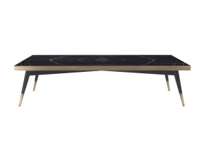 Прямоугольный мраморный стол Sahara Noir