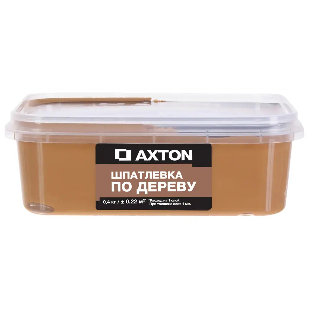 Шпатлёвка Axton Антик для дерева 0.4 кг - защита и эстетика 81950899 STLM-0014724