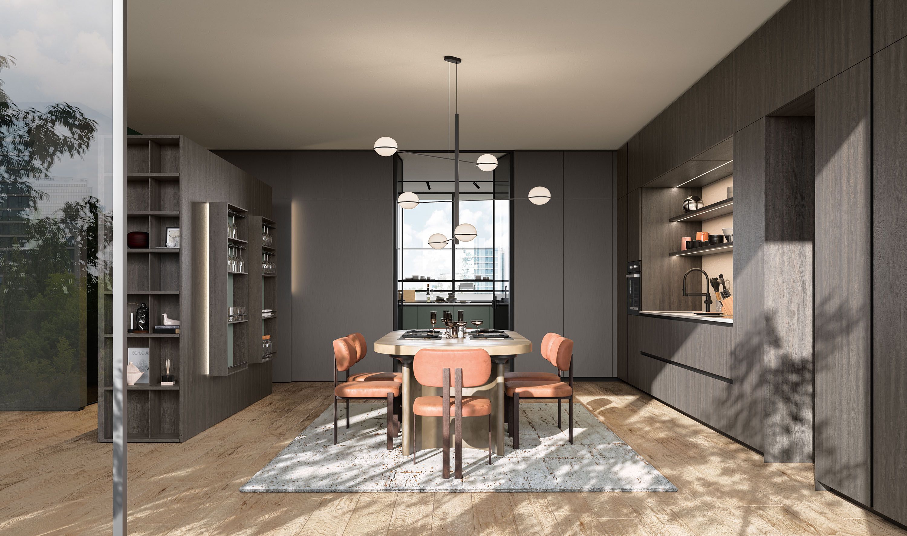 Линейная кухня Copatlife Life Projects ARCH-00086141 - Вид №1