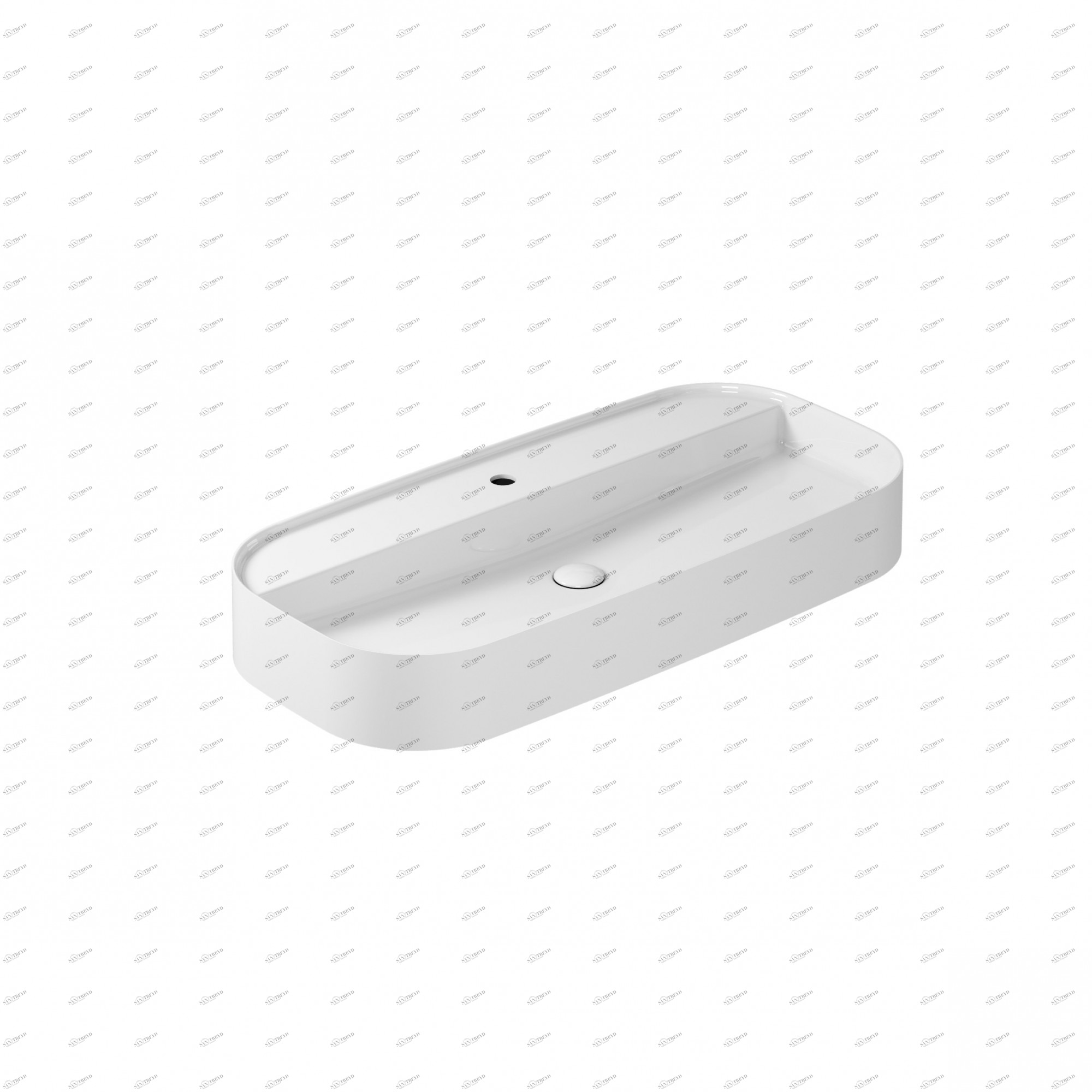 7410 Накладная раковина на столешницу  овальная Galassia SmartB