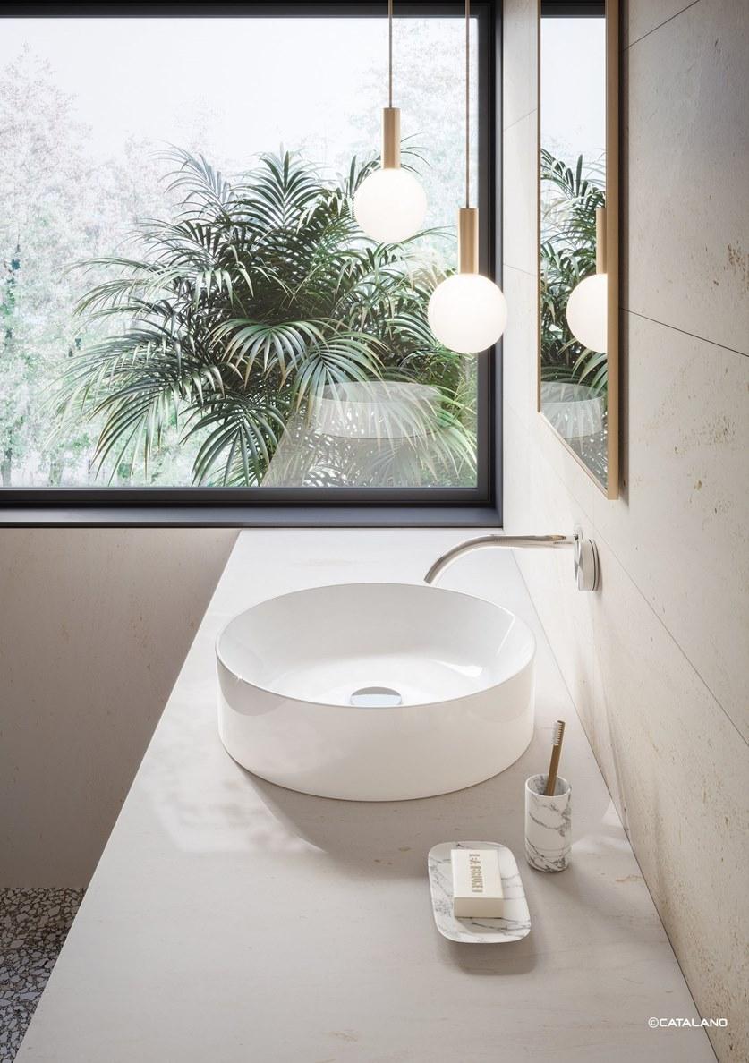 Накладная раковина на столешницу  овальная CERAMICA CATALANO New zero sun-id-1447101 - Вид №1