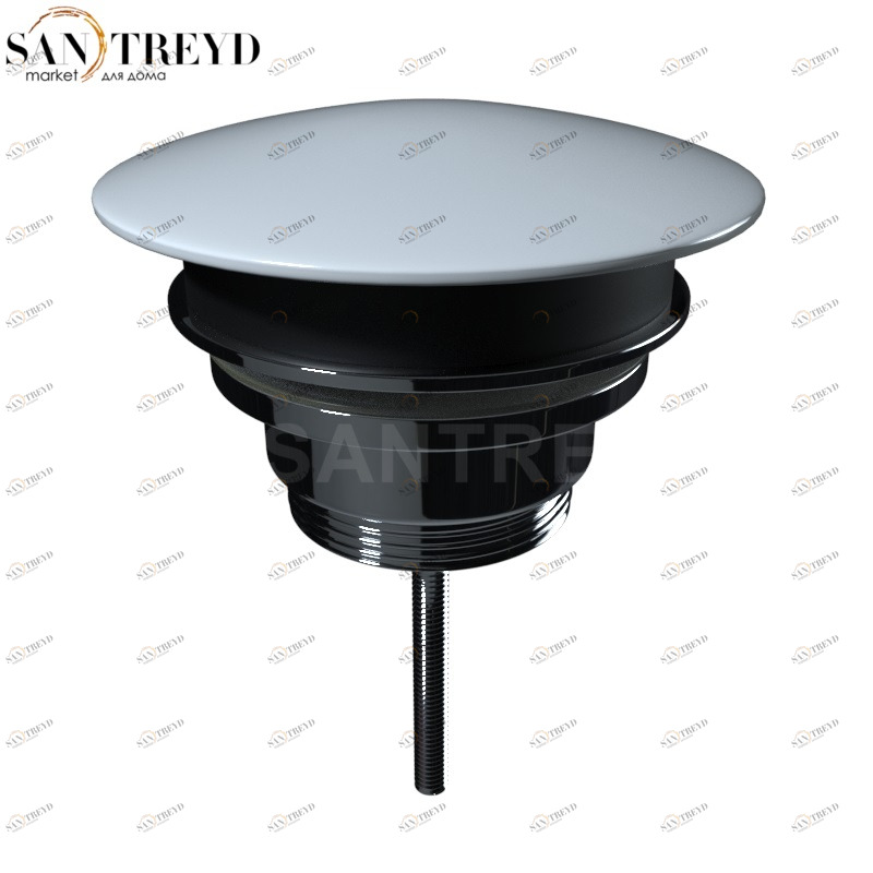 923301 Донный клапан клик-клак всегда открытый с накладкой из керамики 1”1/4 Kerasan 