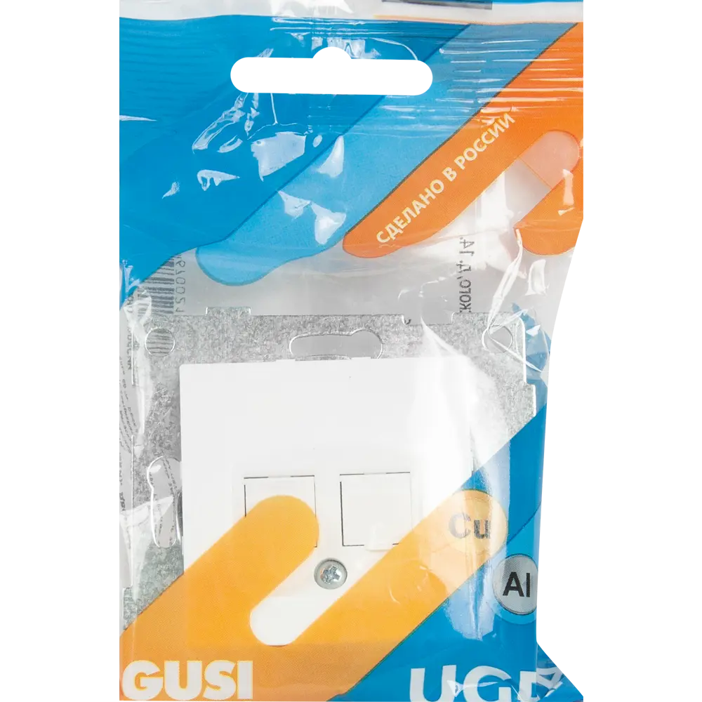Двойная телефонная розетка GUSI Electric Ugra RJ12 для проводной связи 83864410 STLM-0045195 - Вид №5
