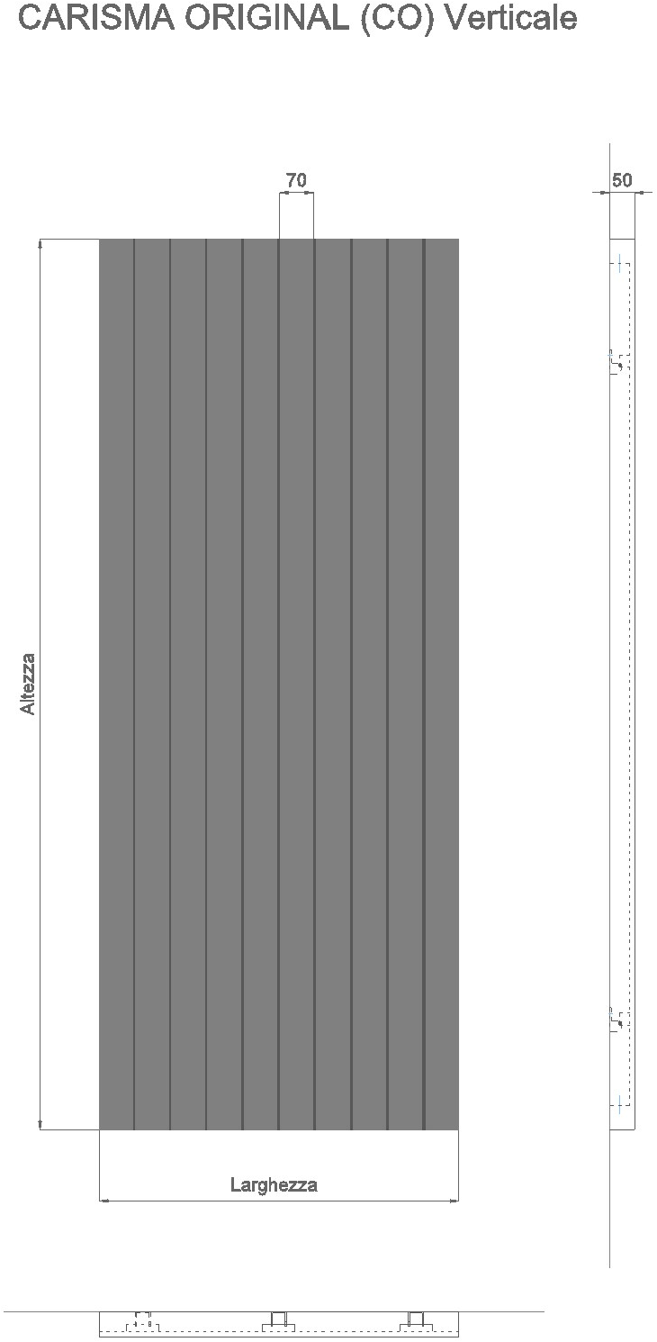 Geber Radiatori Вертикальный низкотемпературный настенный радиатор Carisma original® sun-id-1362007 - Вид №1
