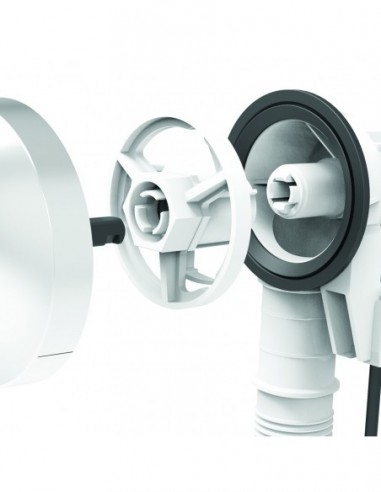 582000 000 00  Автоматический кабельный слив 650 мм для ванны, сифон, поворачивающийся на 360 °, NF, хром. Valentin Хром  - Вид №5