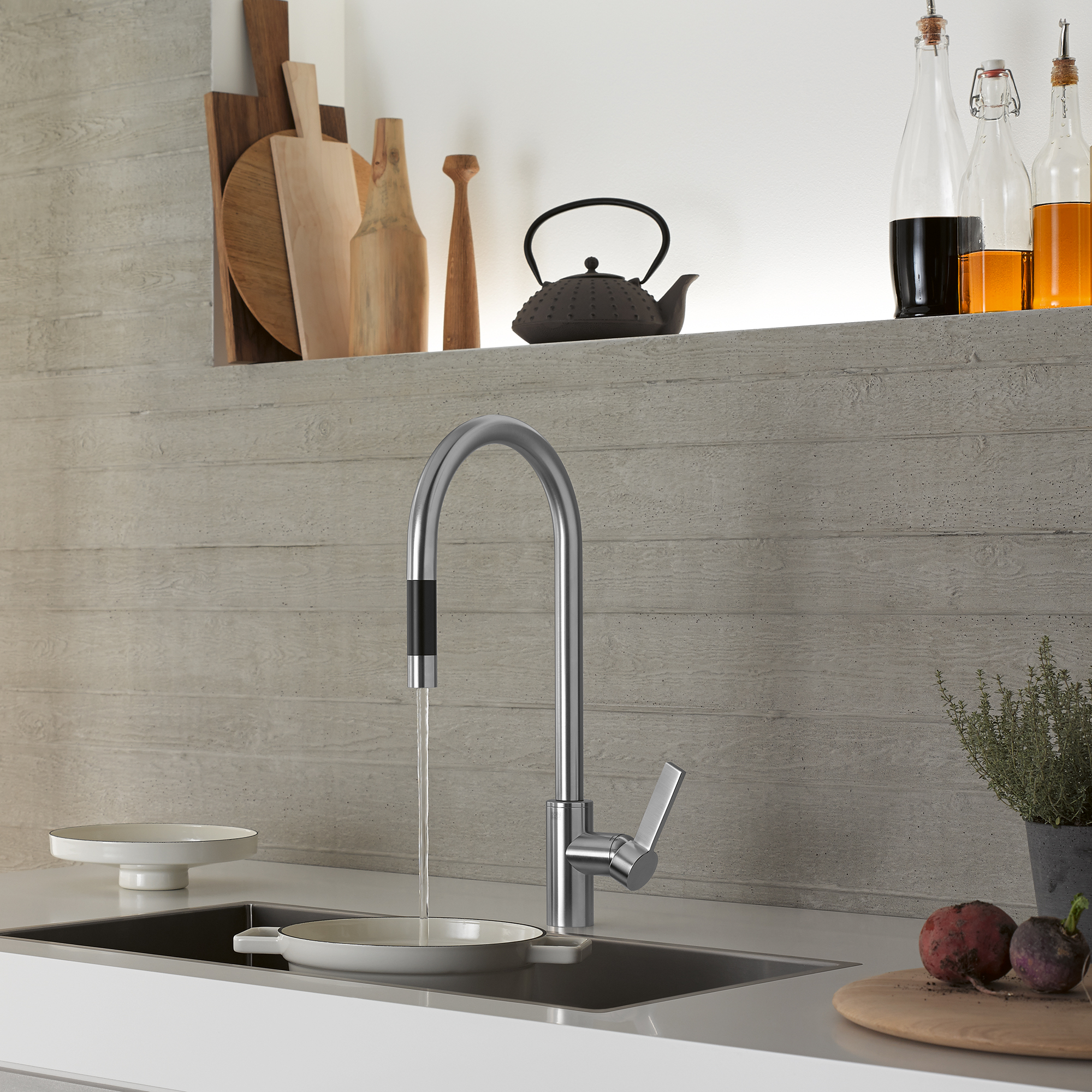 TARA ULTRA Смеситель однорычажный Поворотный с функцией струи - Хром DornBracht 33870875-00 - Вид №1