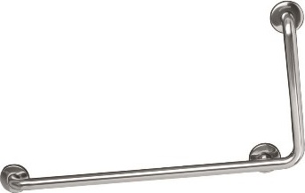 BAD090C Поручень под углом 90º, блестящая отделка mediclinics 