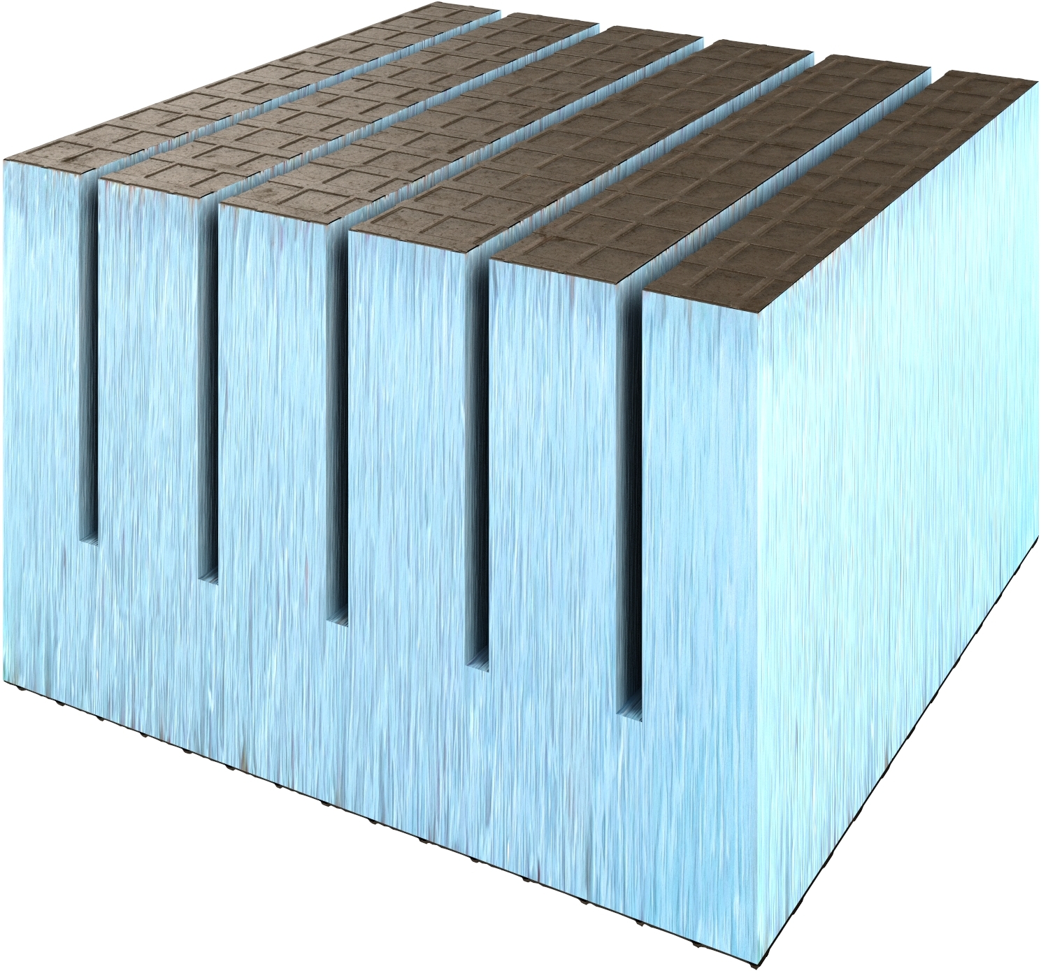 RPG3RL80#2 RPG Панель для создания изогнутых поверхностей, продольное сечение 2500x600x80 LO