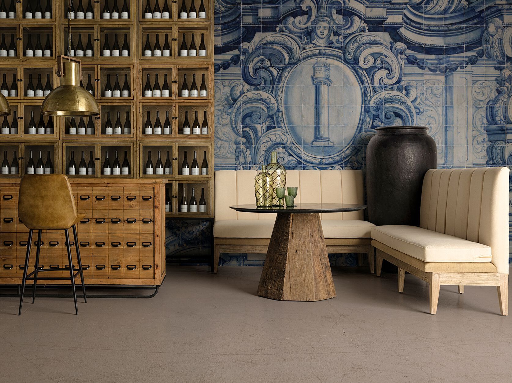 Барное кресло из тикового дерева Vical Home RETZ ARCH-00081632 - Вид №5