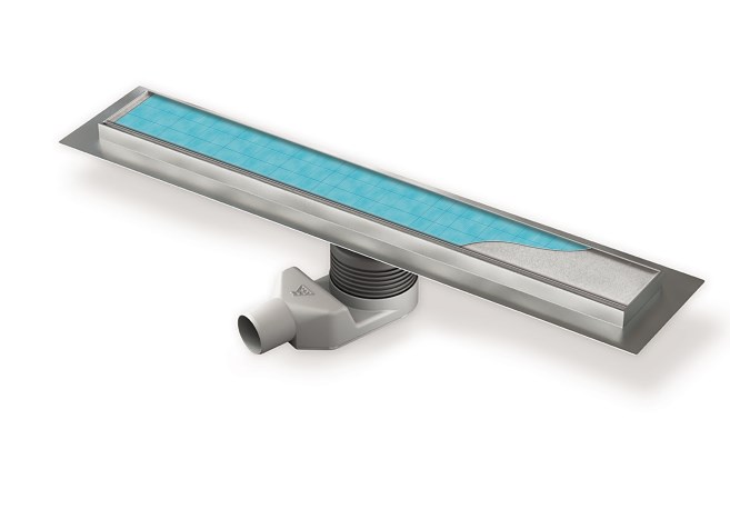 Цельнонержавеющий желоб ALPEN Klasik/Floor ALP N 1050 K1  - Вид №1