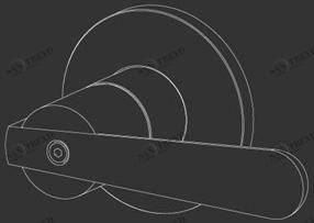 Ceadesign 2-ходовой переключатель из нержавеющей стали Lutezia plus Dev 21