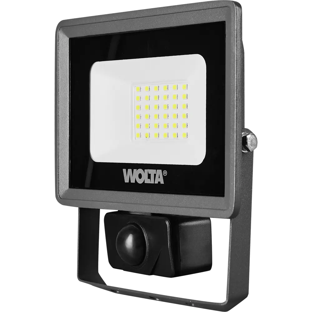 Wolta LED-прожектор уличный 30Вт с датчиком движения 89354370 STLM-1462996